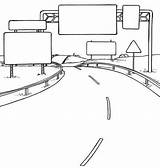 Road Coloring Page For Kids sketch template