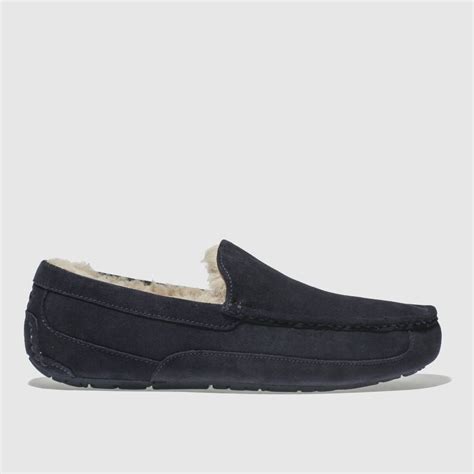 Ugg Navy Ascot Slippers - ShoeFreak