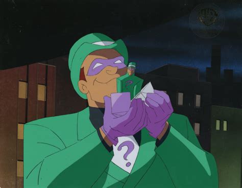 Batman The Animated Series Original Production Cel: The Riddler ...