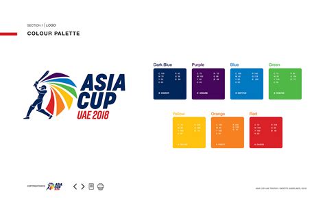 ASIA CUP UAE 2018 LOGO DESIGN & BRAND IDENTITY on Behance