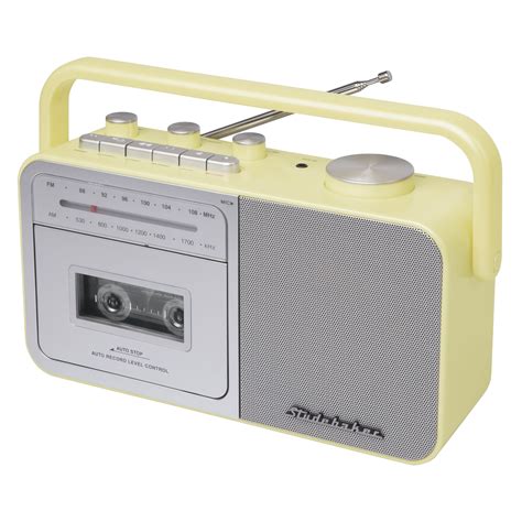 Studebaker SB2130CS Portable Cassette Player/Recorder with AM/FM Radio - Walmart.com