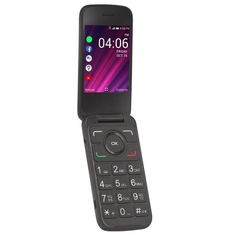 Alcatel My Flip 2 | TCL Tracfone | Black - 4 GB | Prepaid Flip phone | Brand New - Walmart.com ...