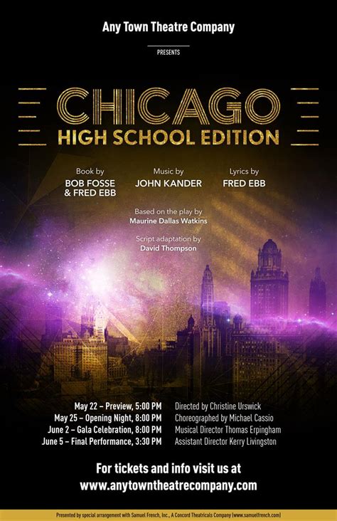 Chicago The Musical Poster