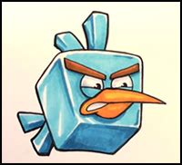 How to Draw Angry Birds Game Characters : Drawing Tutorials & Cartoons ...