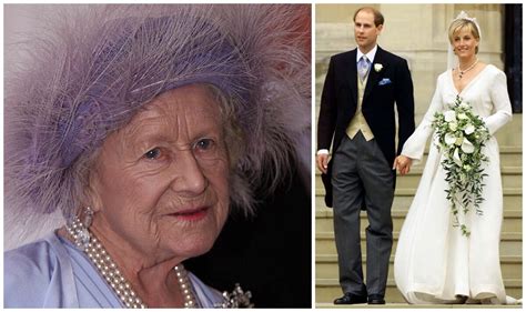 Sophie Wessex had strict dress code at wedding - but Queen Mother refused to follow rules ...