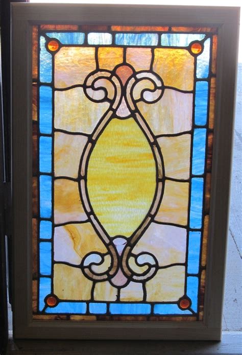 stained glass window CKJ | Architectural salvage, Architectural ...