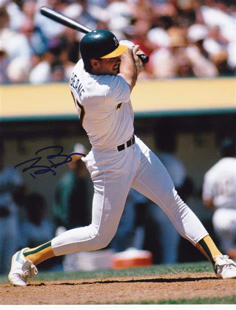 BILLY BEANE OAKLAND A'S ACTION SIGNED 8x10