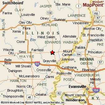 Albion, Illinois Area Map & More