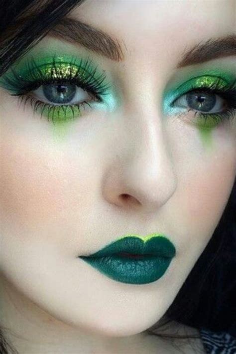 Beautiful Green Fairy Eye Makeup | Fairy eye makeup, Makeup for green ...