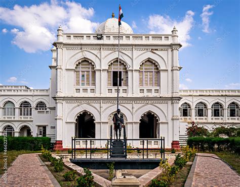 Mahatma Gandhi memorial museum building in Madurai, India. Stock Photo ...