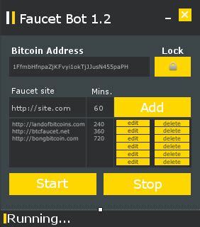 Bitcoin faucet bot v1.3