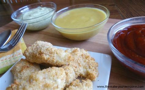 Homemade Chicken Nuggets (with 3 Homemade Dipping Sauces!) - The Make ...