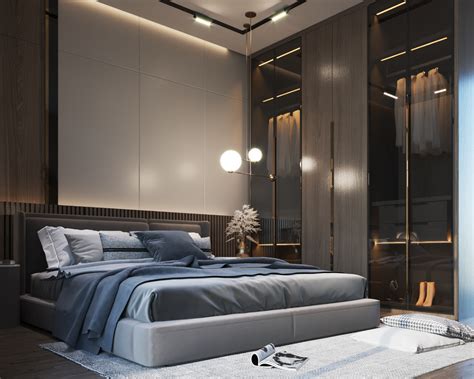 ultra modern bedroom on Behance