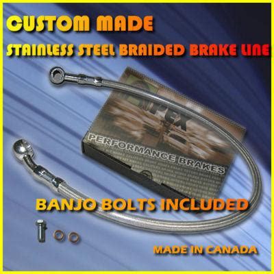 Buy YAMAHA MOTORCYCLE CUSTOM STAINLESS S. 4 BRAKE LINES KIT in Boston MA, Toronto Canada, CA ...