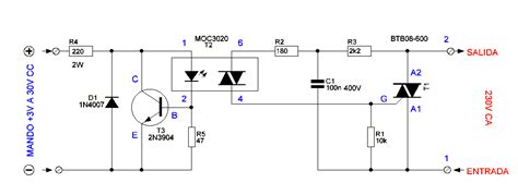 Solid State Relay Circuit Diagram - Electronic Circuit