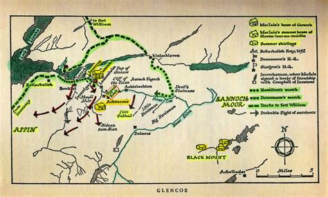 Map of Glencoe by John Prebble Glencoe 1966 | Scotiana