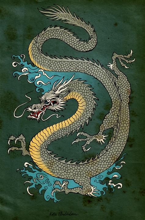 Japanese Dragon by KatePfeilschiefter on DeviantArt