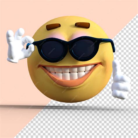 Premium PSD | Social media icons 3d smile emoji character illustration