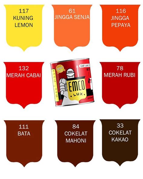 contoh warna merah bata - Anne Lee