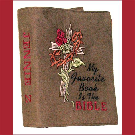 Custom Embroidered Bible Covers for women in by BusybeeHolidays