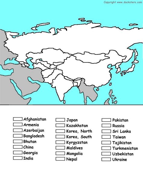 map of northern asia to color - Google Search Geography For Kids, Geography Map, Homeschool ...