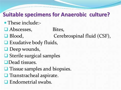 Anaerobic Culture Methods