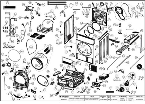 How to Repair | Beko Condenser Tumble Dryer BEKO DCU8230 diagram spare parts 2