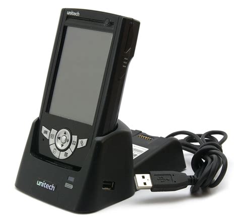 Unitech PA500 Bluetooth Handheld Barcode Scanner - w/USB Charging Cradle