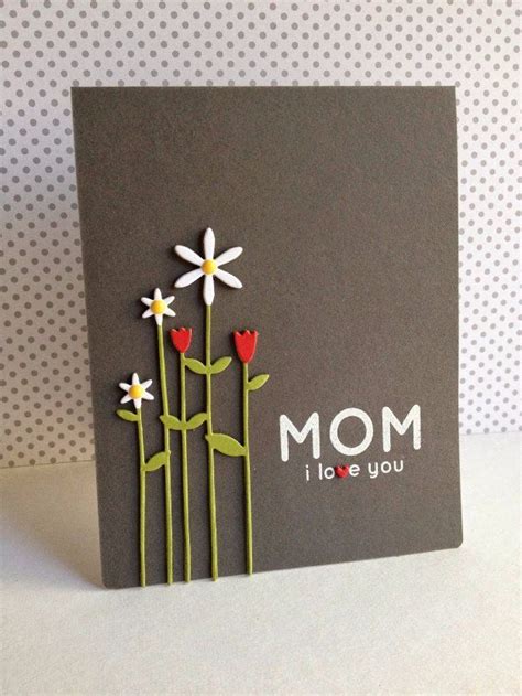 31 DIY Mother's Day Cards | Mom cards, Birthday cards for mom, Flowers ...