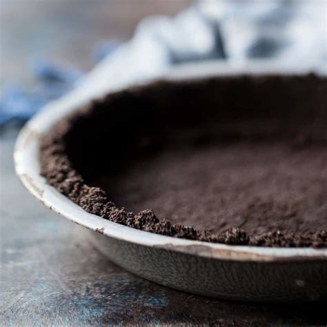 Oreo Pie Crust: Easy, No-Bake Chocolate Crust Recipe. -Baking a Moment