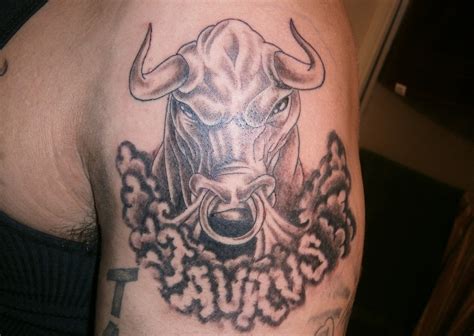 Taurus Bull Tattoo For Men » Tattoo Ideas