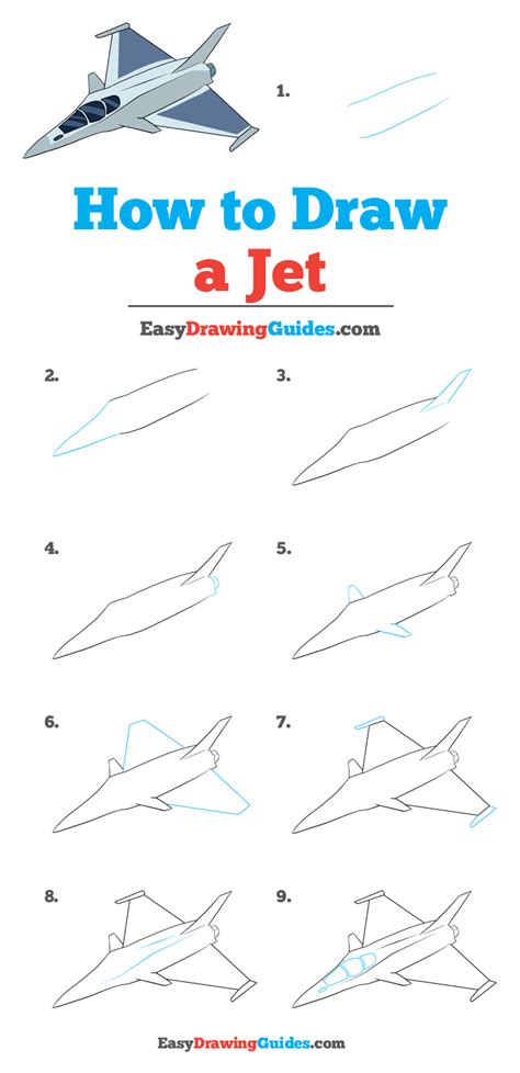 How to Draw a Fighter Jet - Really Easy Drawing Tutorial | Drawing tutorial easy, Fighter jets ...