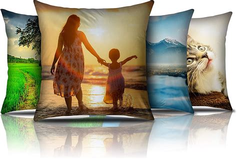 SAMAR Personalised Cushion Cover - Add Your Text, Picture, Art on Pillow