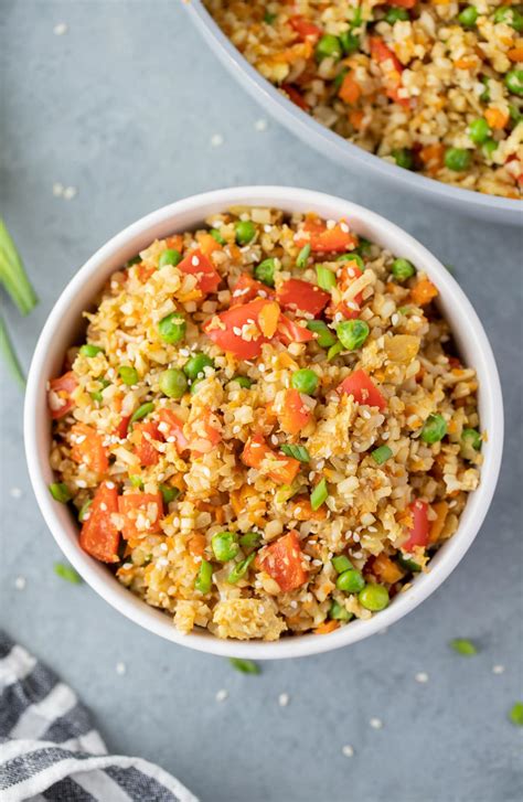 Healthy Cauliflower Fried Rice - The Clean Eating Couple