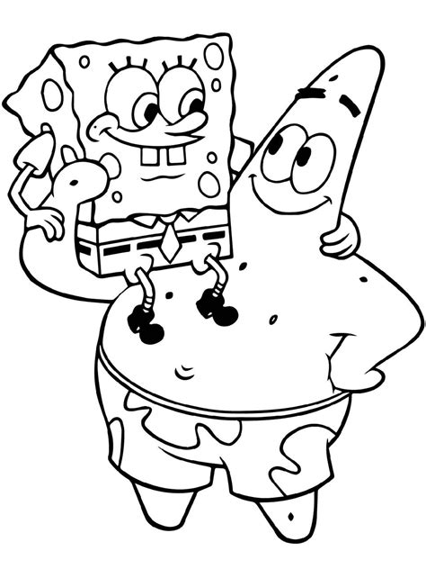 kleurplaat. "Spongebob en Patrick". Print deze kleurplaat uit of bekijk meer kleurplaten. Veel ...