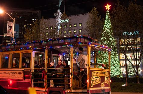 2016 Christmas Tree Lighting Ceremonies at Union Square, San Francisco CA