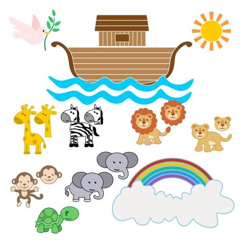 Noah Ark Cuttable Design Cut File. Vector, Clipart, Digital Scrapbooking Download, Available in ...