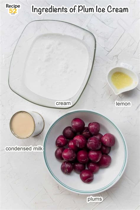 Plum Ice Cream - Recipe52.com