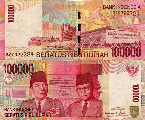 Indonesia 100000 Rupiah 2004 banknote :: WorldMoneyMax.com Seratus ribu rupiah… Disney Princess ...