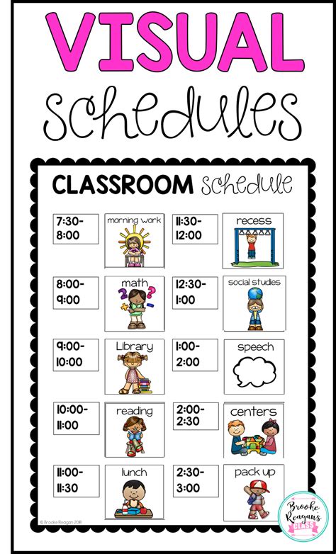 Visual daily schedule for kids - golfdg