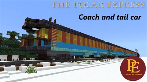 *Outdated* Minecraft Train Tutorial: Polar Express Coach and Tail Car - YouTube