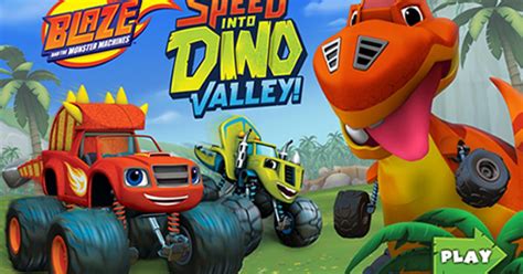 BLAZE SPEED INTO DINO VALLEY 🕹️ Online Free on Gombis