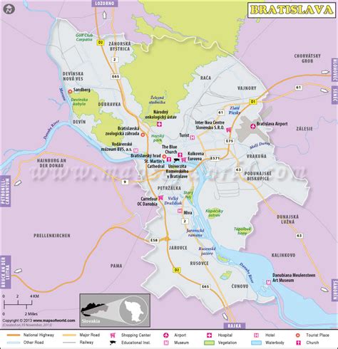 Bratislava Map | Bratislava City Map