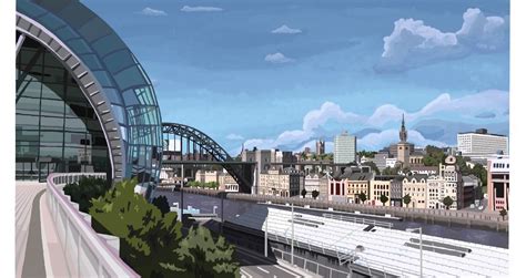 ArtStation - Newcastle Upon Tyne Project