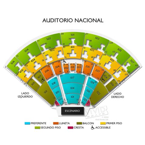 Auditorio Nacional Seating Chart | Vivid Seats