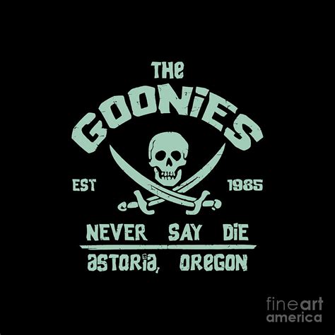 Goonies Never Say Die Logo