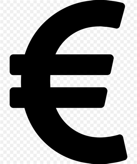 Euro Sign Currency Symbol, PNG, 706x981px, Euro Sign, Black, Black And ...