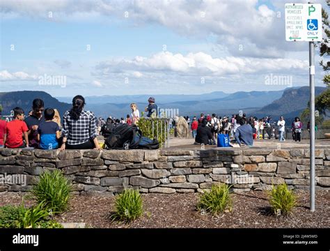 Echo Point Lookout, Blue Mountains, Australia Stock Photo - Alamy