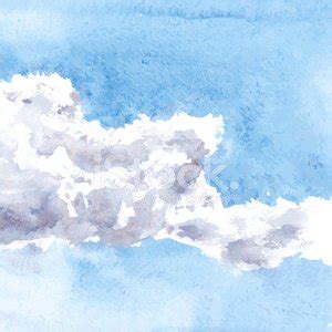 Watercolor Drawing Clouds Stock Clipart | Royalty-Free | FreeImages