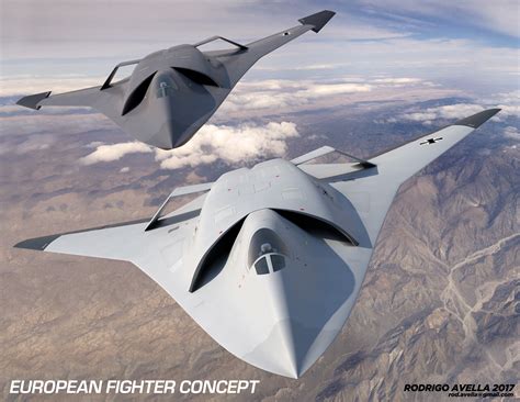 European sixth-generation concept fighter aircraft :: Behance